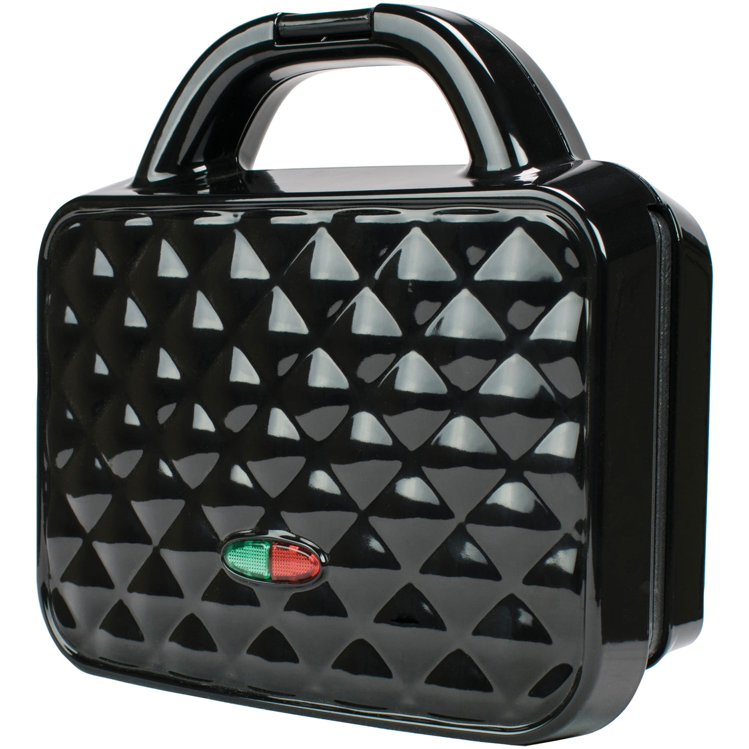 Brentwood Couture Purse Nonstick Dual Waffle Maker (Black)