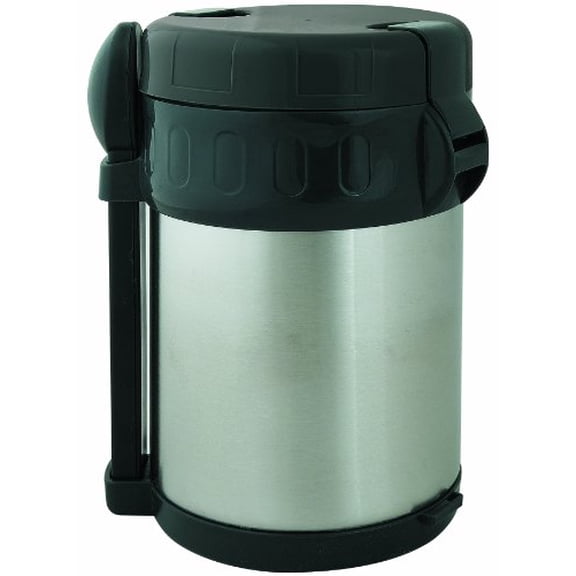 Open Box Brentwood FTS-2000 Vacuum Stainless Steel Food Flask with Three Individual Compartments, 2-Liter