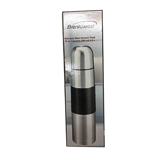 Brentwood GEOJUG Stainless Steel Vacuum-Insulated Coffee Thermos (16-Ounce)