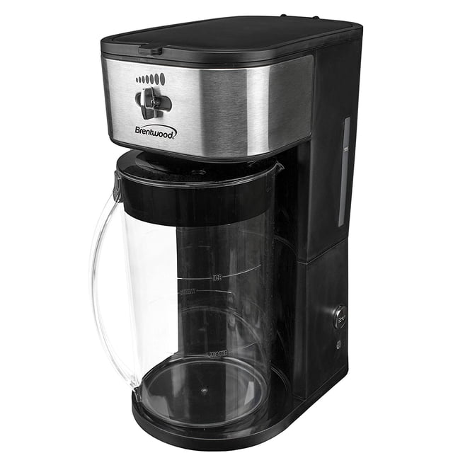 Brentwood KT-2150BK Iced Tea and Coffee Maker with 64oz Pitcher, Black