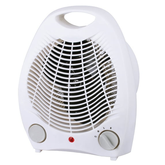 Brentwood Kool Zone 1,500-Watt-Max Portable Ceramic Space Heater and Fan, White, H-F302WPT
