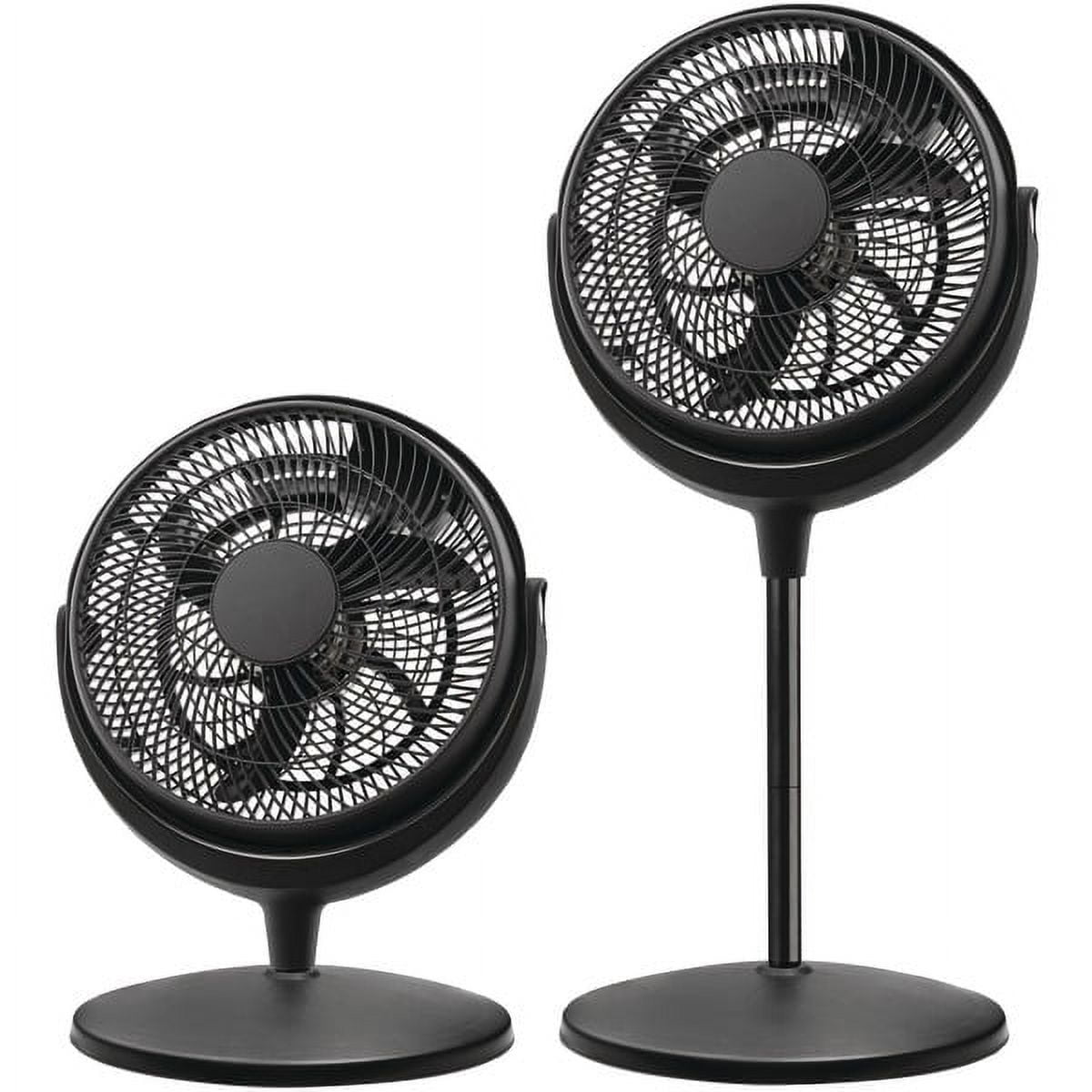 Brentwood Kool Zone 12inch 2in1 Air Circulator Stand Fan