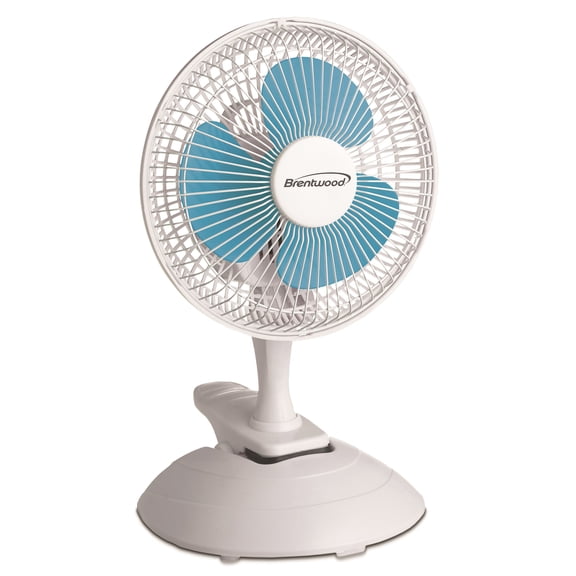 Brentwood Kool Zone 6" Convertible Clip Desk Fan
