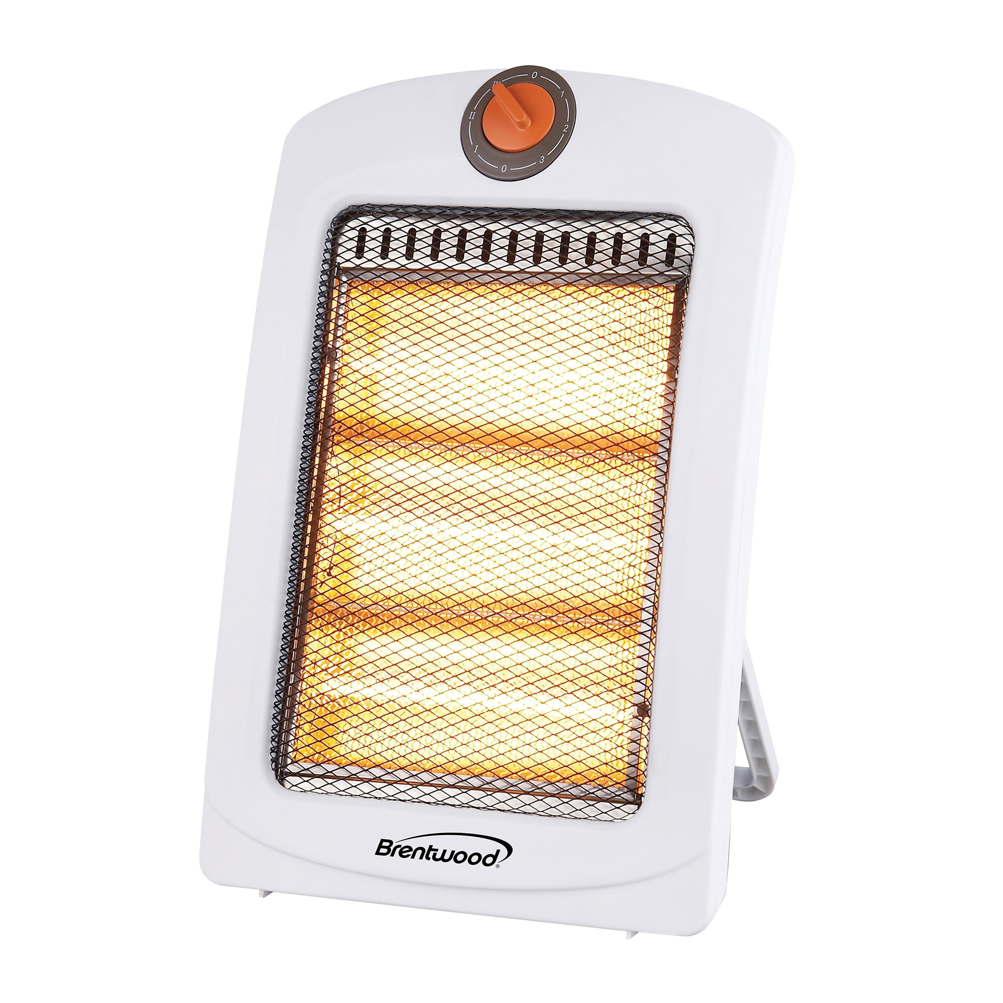 Brentwood H-Q1000Q 1,000-Watt-Max Portable Quartz Space Heater, White