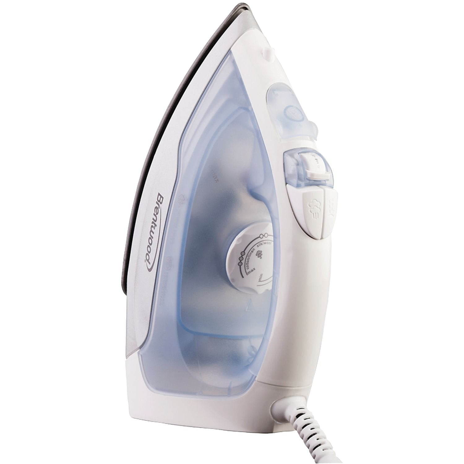 Brentwood MPI-59W Steam Iron with Retractable Cord