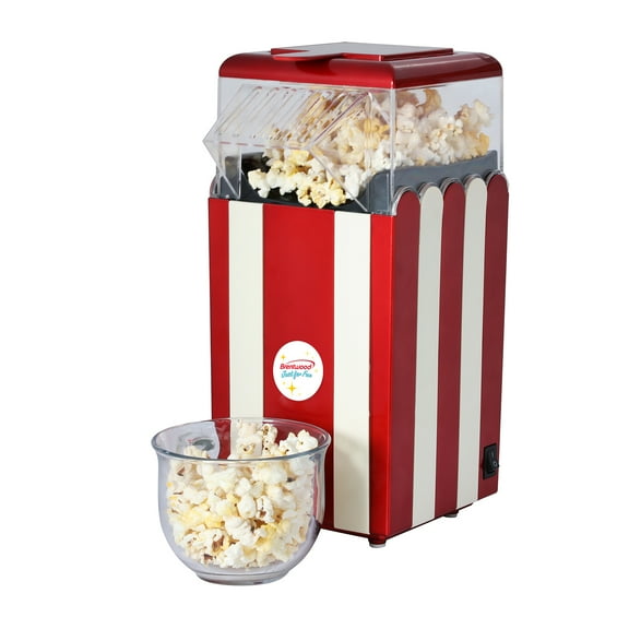 Brentwood New PC-488R Classic Striped 8-Cup Hot Air Popcorn Maker 2.2 lb