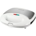 thumbnail image 1 of Brentwood Nonstick Compact Dual Sandwich Maker (White), TS-240WPT, 1 of 1