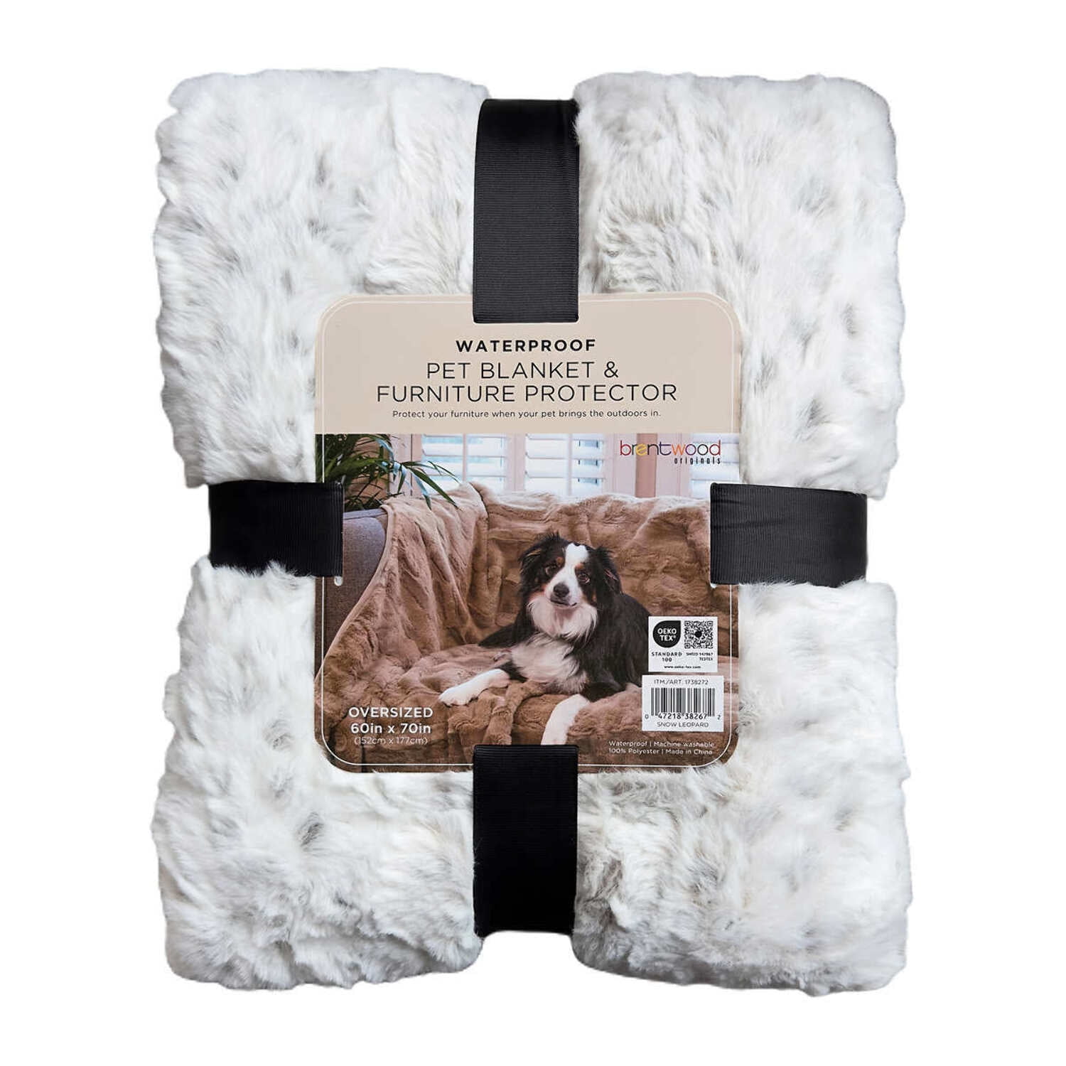 Brentwood Originals Faux Fur Pet Mat White