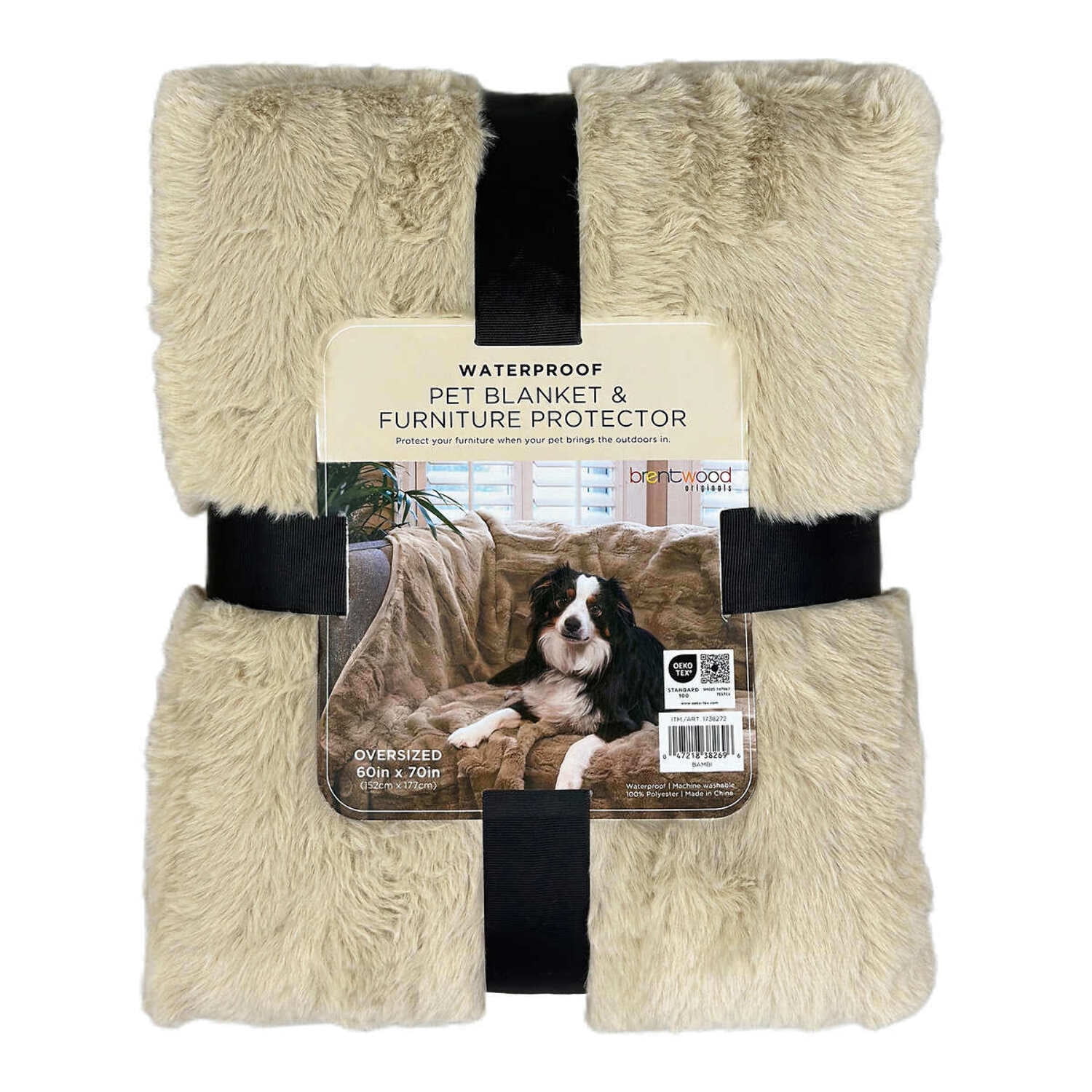 Brentwood Originals Oversized Waterproof Pet Blanket and Furniture Protector