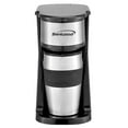 Brentwood Portable Single Serve Coffee Maker with 14oz Travel Mug in