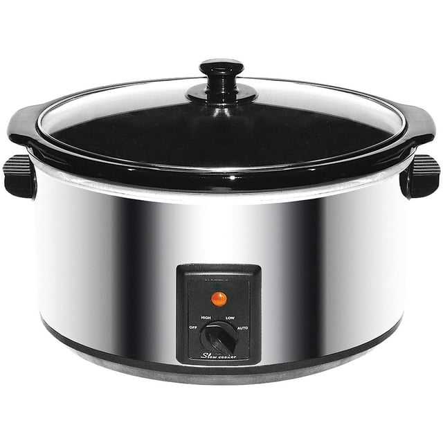 Brentwood SC-170S 8 Qt Slow Cooker Stainless Steel