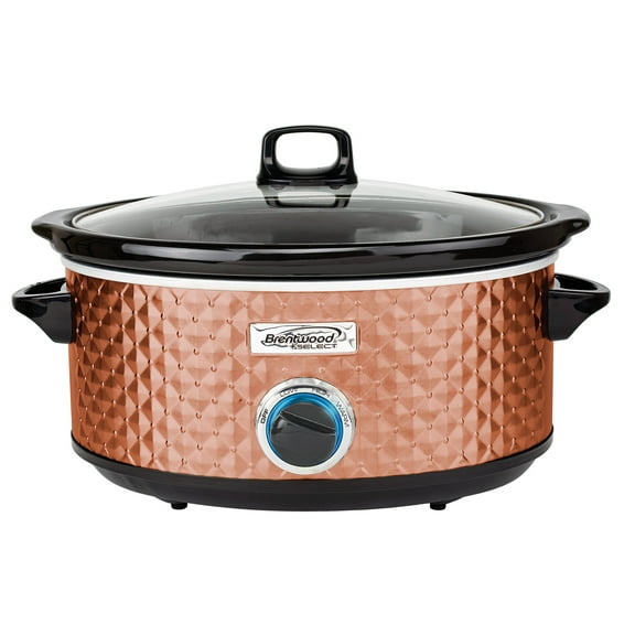 Brentwood Select 7 Quart Slow Cooker in Copper Y101