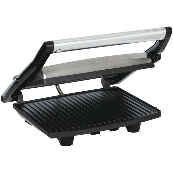 Brentwood Select Compact Non-Stick Panini Press and Sandwich Maker - Stainless Steel
