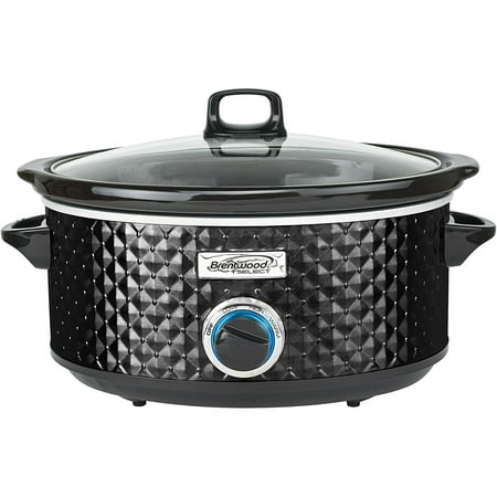 Brentwood Select SC-157R 7 Qt Slow Cooker, Red