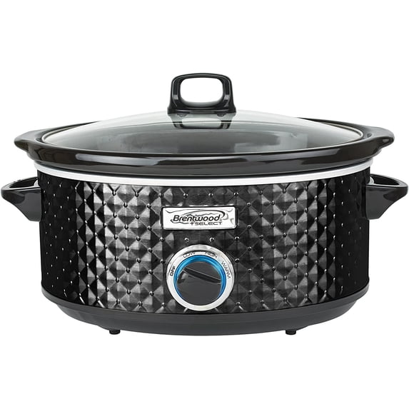 Brentwood Select SC-157R 7 Qt Slow Cooker, Red