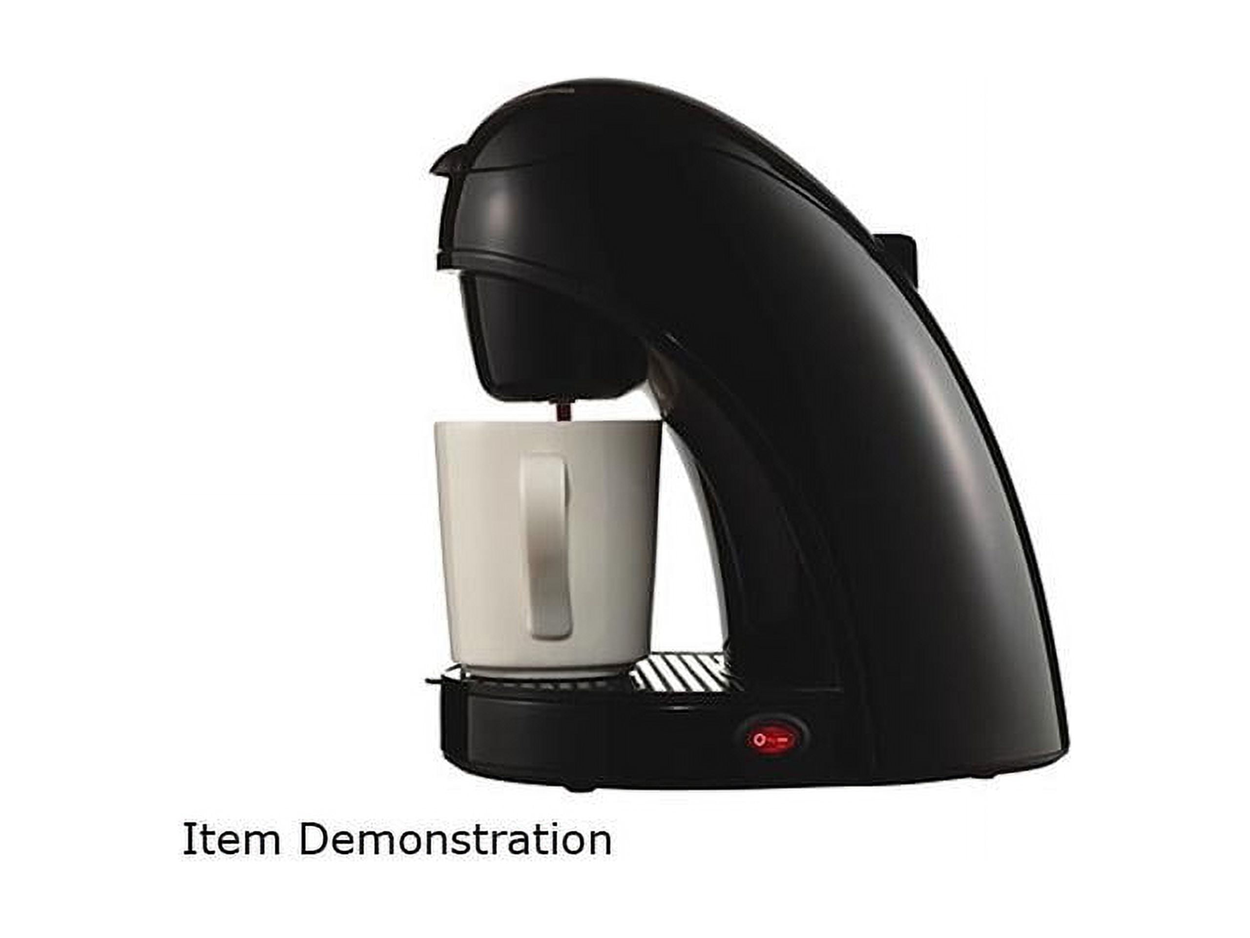 Brentwood Single Serve Coffee Maker with Mug, Black TS-112B 