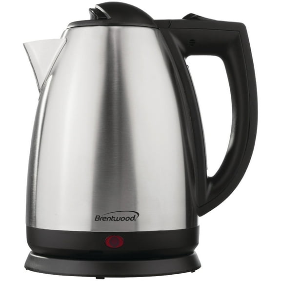 Brentwood Stainless Steel Electric Cordless Tea Kettle (2 L), KT-1800PT