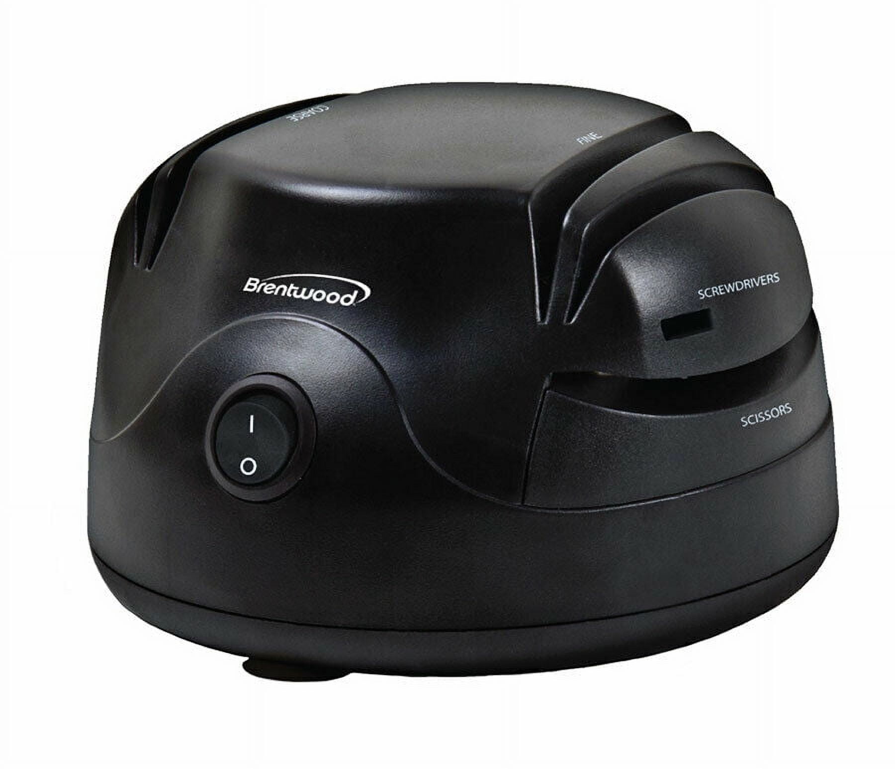 Brentwood TS-1002 Knife and Tool Sharpener Black 2 Stage Sharpening System