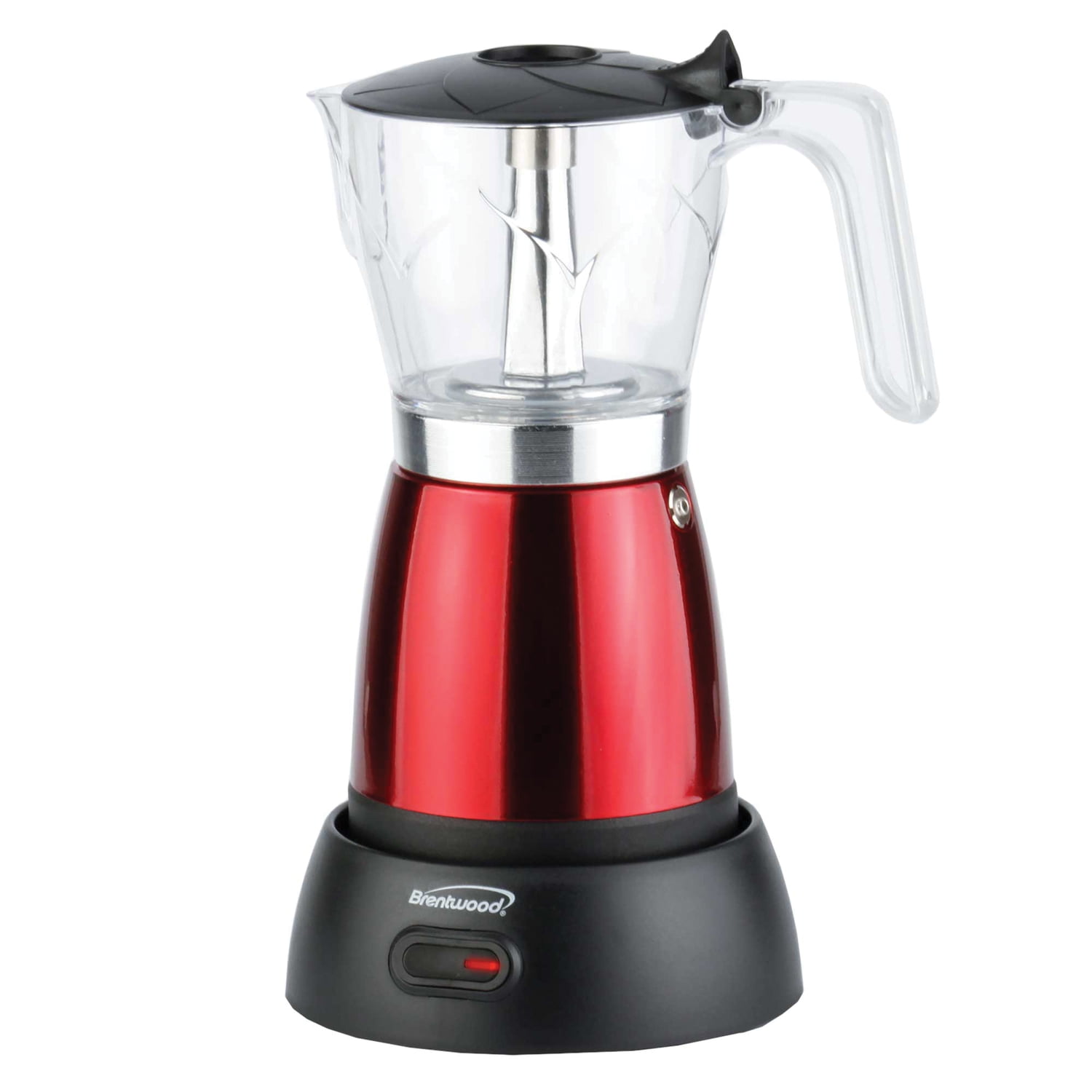 MOKA Brentwood TS-119BK 6-Cup Electric Moka Pot Espresso Machine