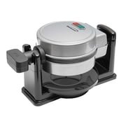 Brentwood TS-231S 5-In. Nonstick Flip Electric Belgian Waffle Maker, Silver