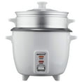 thumbnail image 1 of Brentwood TS-380S 10-Cup Uncooked/20-Cup Cooked Rice Cooker and Food Steamer, White, 1 of 11