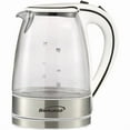 thumbnail image 1 of Brentwood Tempered Glass Tea Kettle in White, 1 of 6