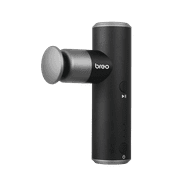 Breo Breo Pocket Massage Gun, Fascia Therapy Recovery Deep Tissue, 4 Massage Heads Lightweight, S1, Black