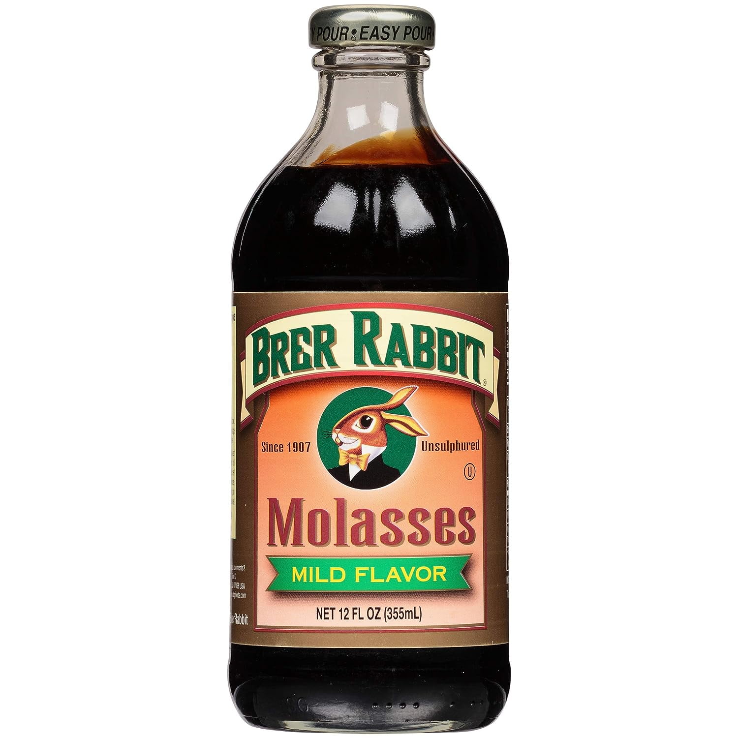 Brer Rabbit Molasses 3 Pack 12 Ounce Jars Full Flavor, Blackstrap, or