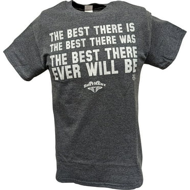 Bret Hart Best There Is Was Ever Will Be WWE Mens T-shirt S