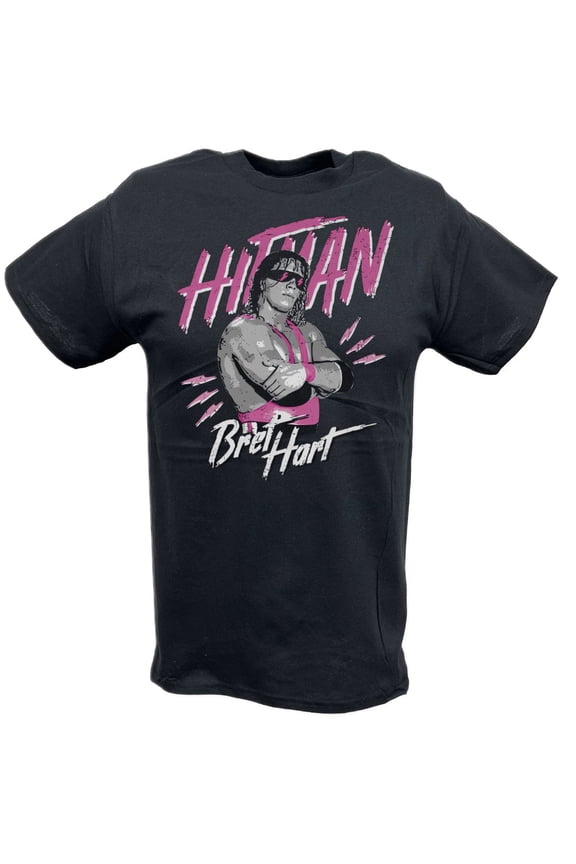 Bret Hart Hitman Arms Folded Pose T-shirt