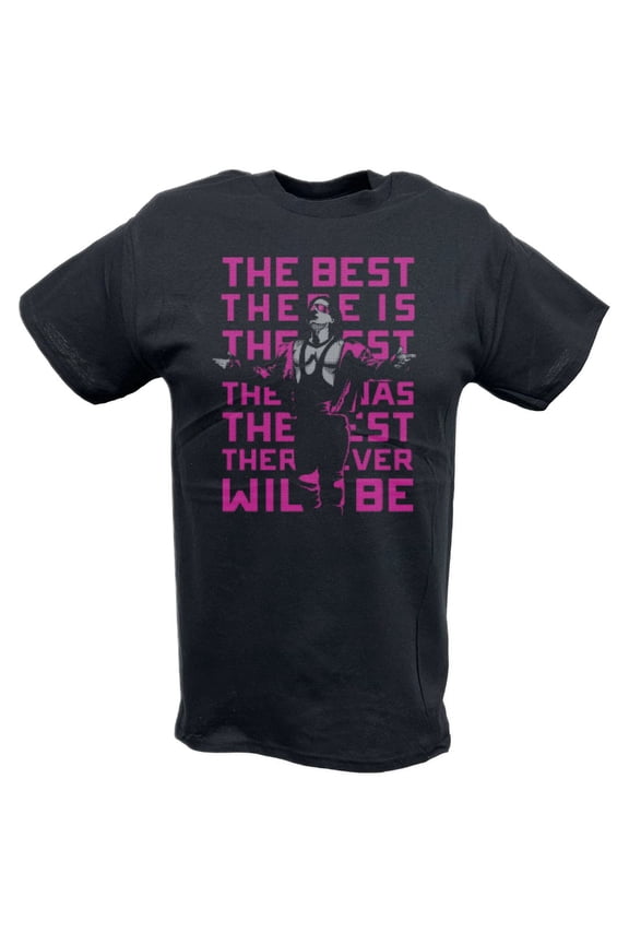 Bret Hart The Best There Is Repeat Logo Black T-shirt