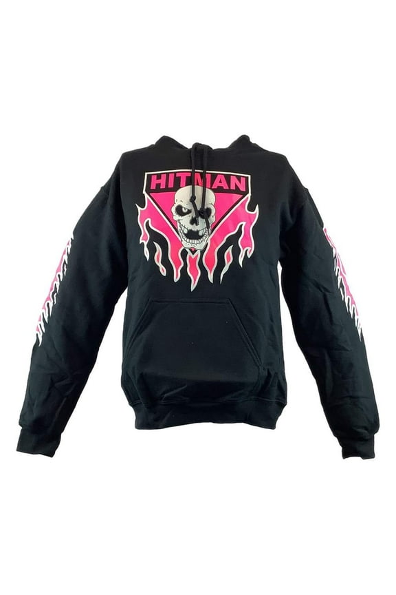 Bret Hitman Hart Black Pink Pullover Hoody Sweatshirt New 4XL