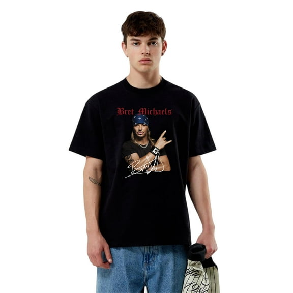 Bret Michaels Tour Poison Rock Fans Glam Metal T-Shirt, for men & women, up to size 5XL