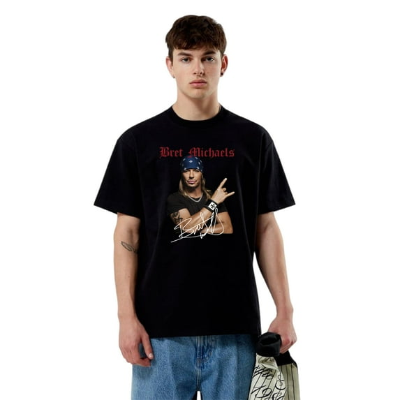 Bret Michaels Tour Poison Rock Fans Glam Metal T-Shirt, for men & women, up to size 5XL