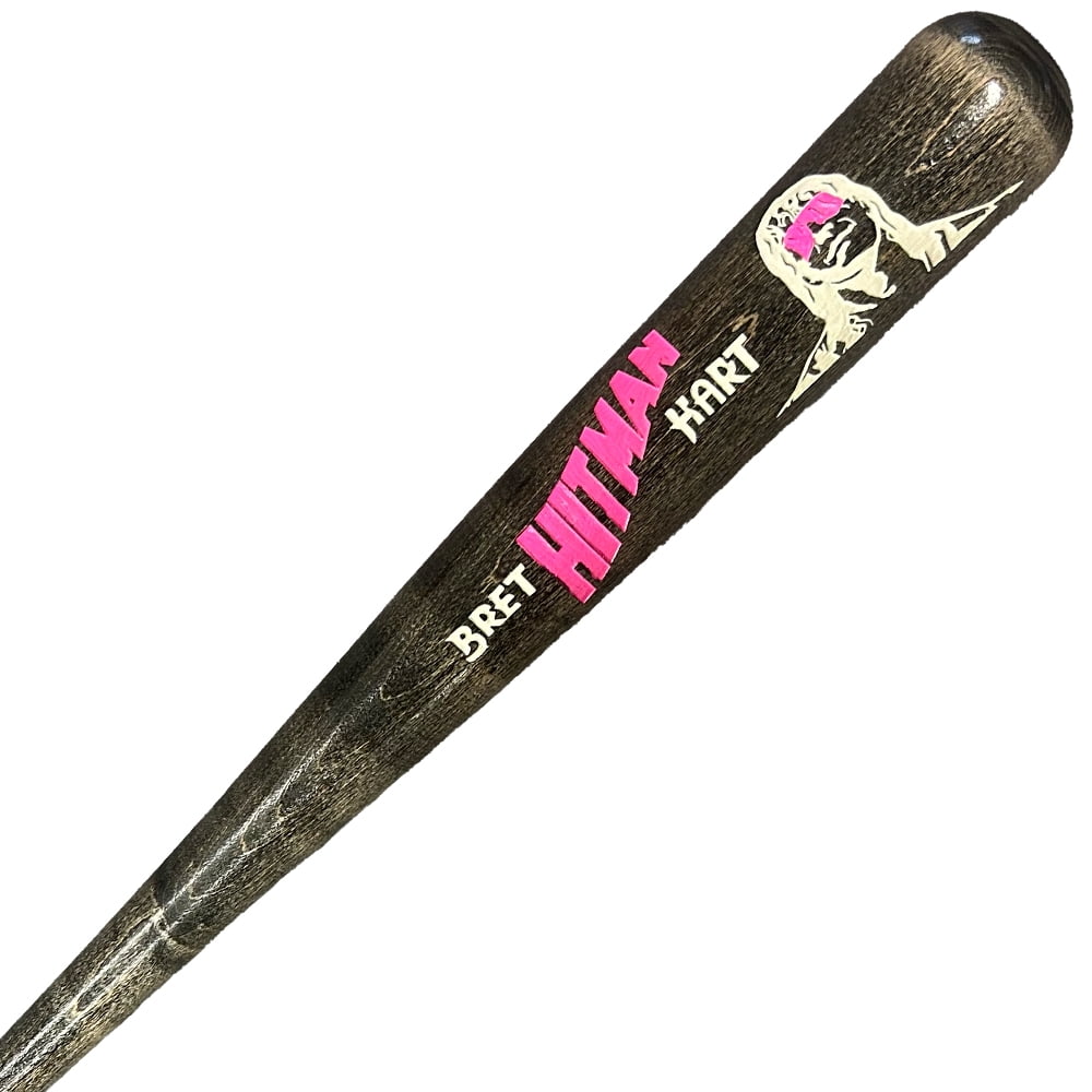 Bret The Hitman Hart Engraved Baseball Bat (Bret The Hitman Hart Engraved Baseball Bat)