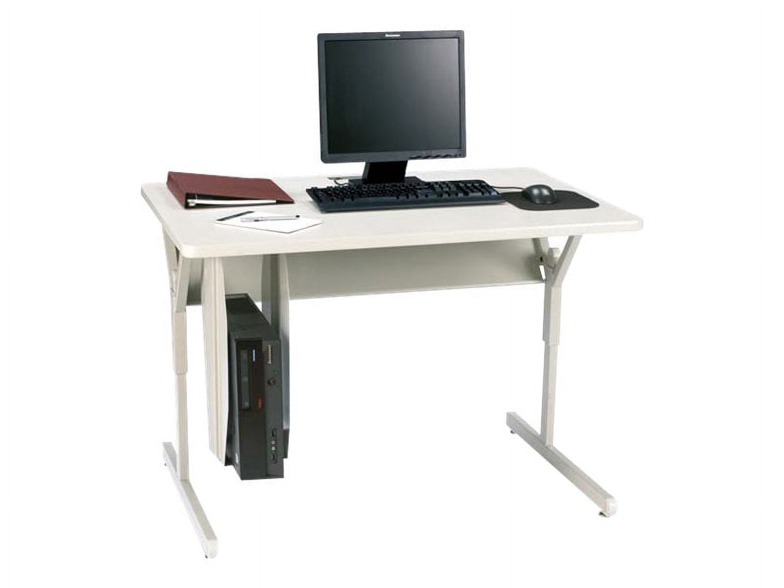 Basic Pro Table Bretford BASICS - Table - rectangular - gray, quartz - gray powder coat ...