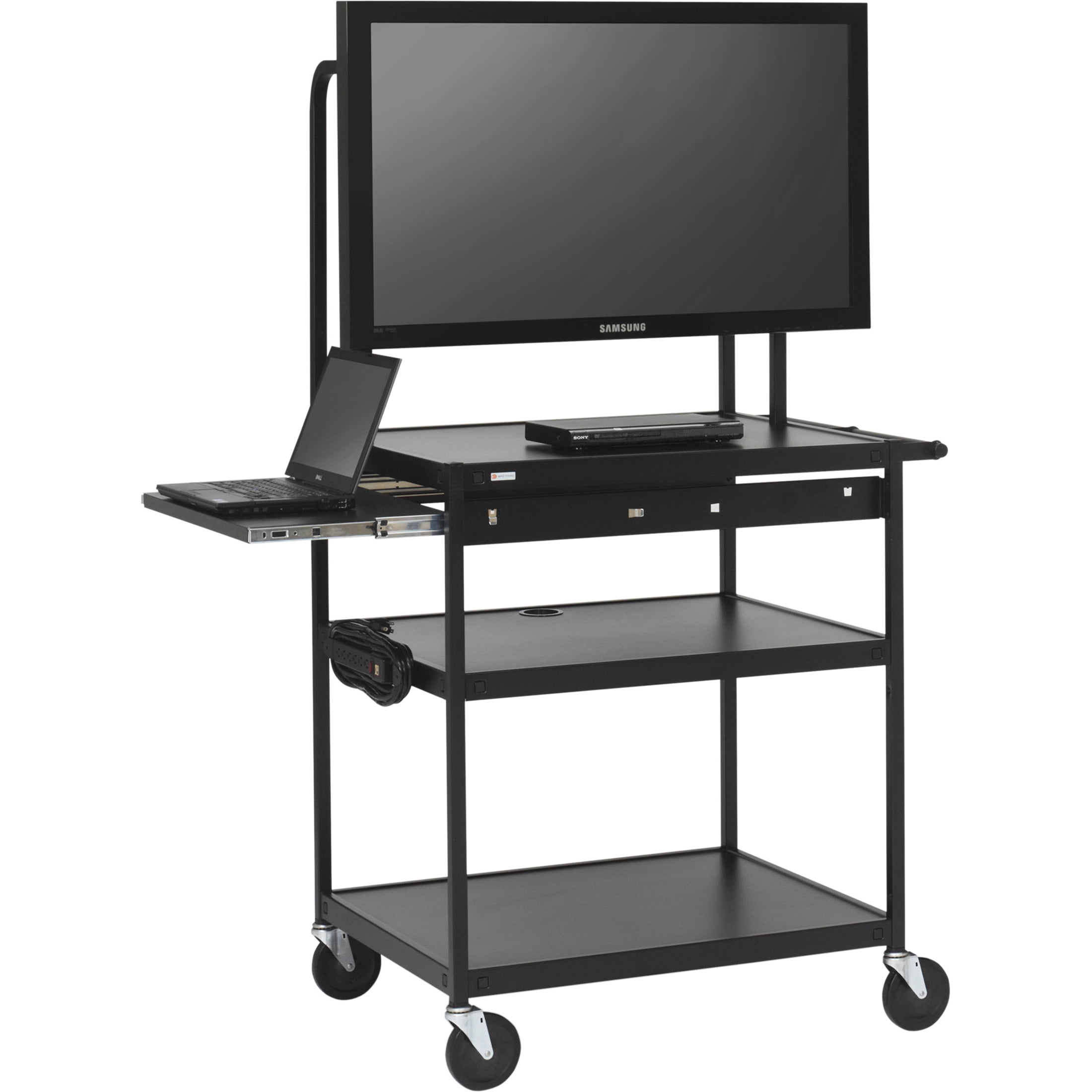 Bretford Basics FP42MULE5BK Flat Panel Cart