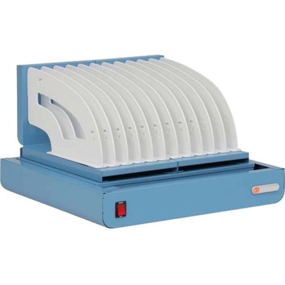 Bretford TVT10AC-SKY Cube Micro Tray 10 Unit Ac Pwr Sky Ul