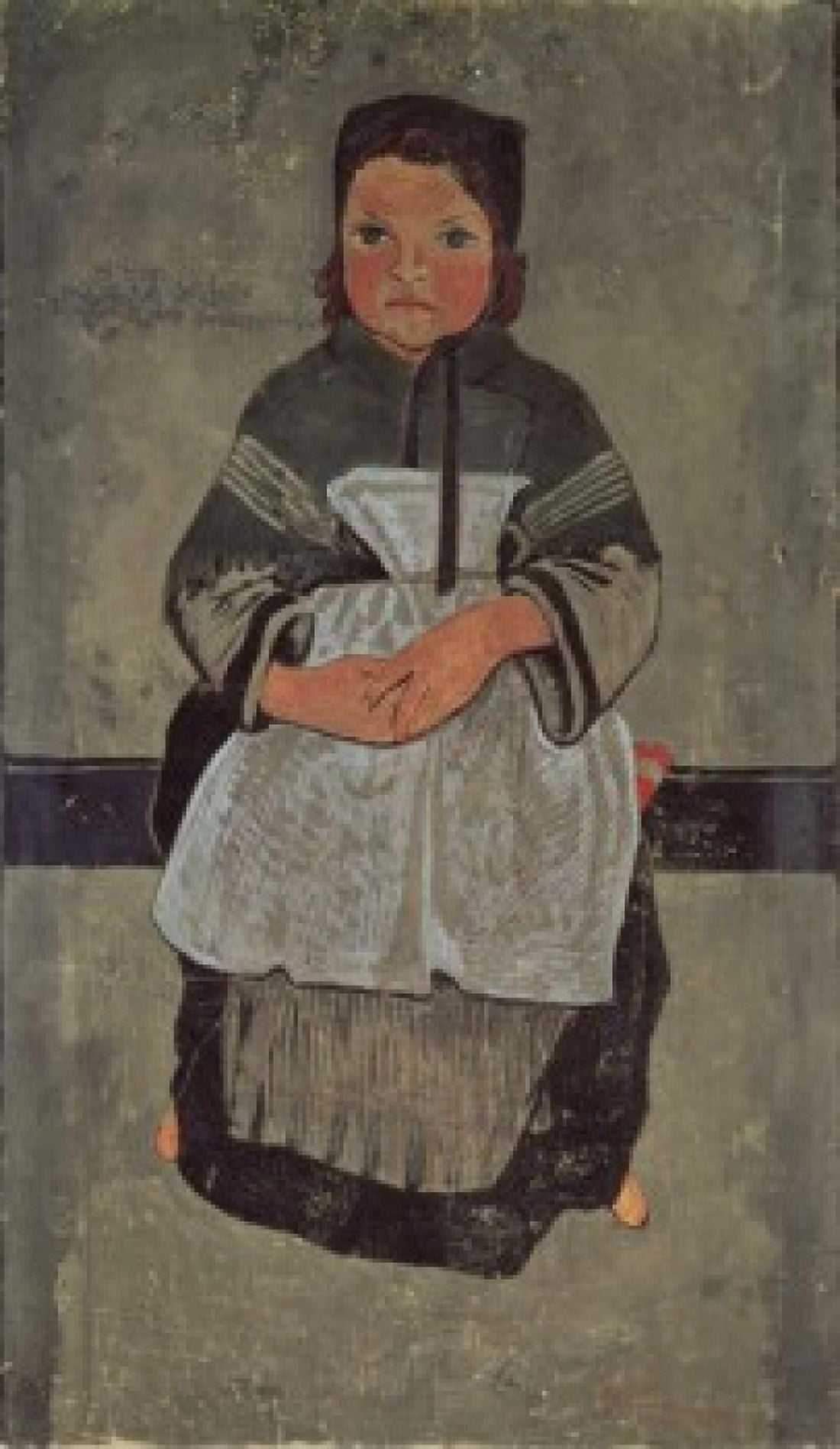 Breton Child (Petite Bretonne) Paul Serusier (1864-1927French) Canvas Art - Paul Serusier (24 x 36)