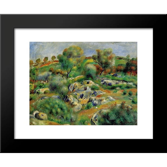 Breton Landscape 20x24 Framed Art Print by Renoir, Pierre Auguste