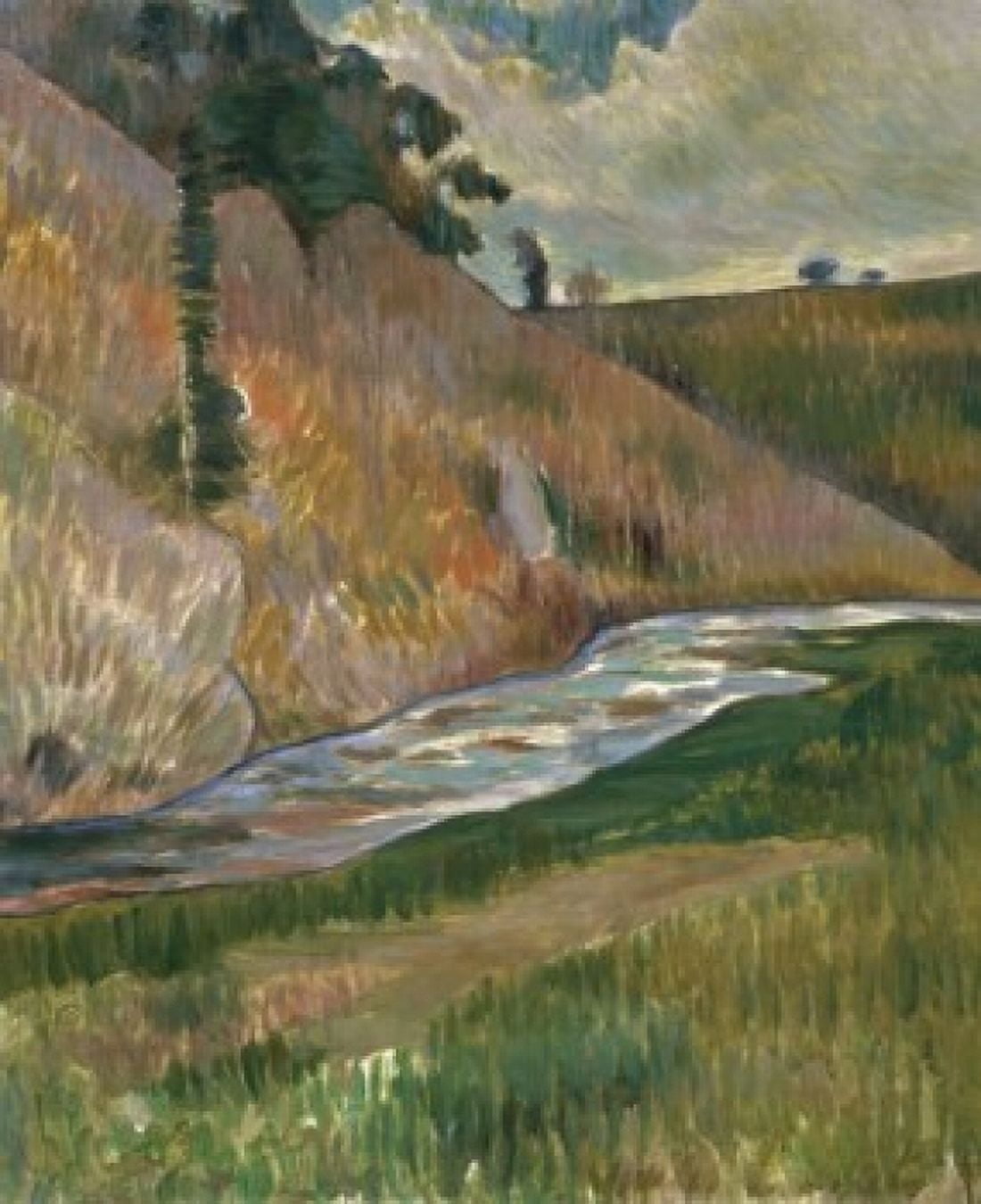 Breton Landscape (Paysage Breton) 19th C Charles Laval (1862-1894French) Musee d Art Moderne de la Ville Paris Canvas Art - Charles Laval (18 x 24)