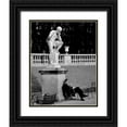 thumbnail image 1 of Breton, Stephane 26x32 Black Ornate Wood Framed with Double Matting Museum Art Print Titled - Jardin Du Luxembourg, 1 of 4
