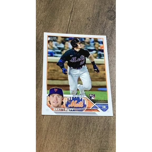 Brett Baty MLB New York Mets 2023 Topps 89 RC Trading Card