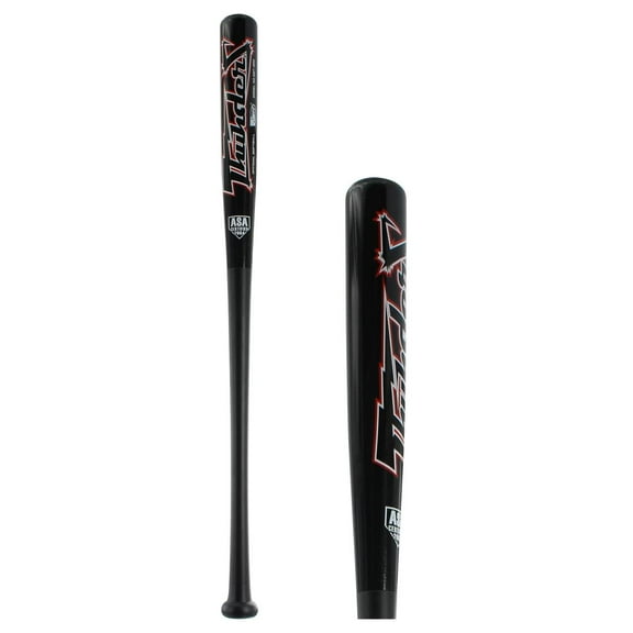 Brett Bros. Thunder Bamboo/Maple Wood ASA Slow Pitch Softball Bat: SST500 Black 32" 26 oz.
