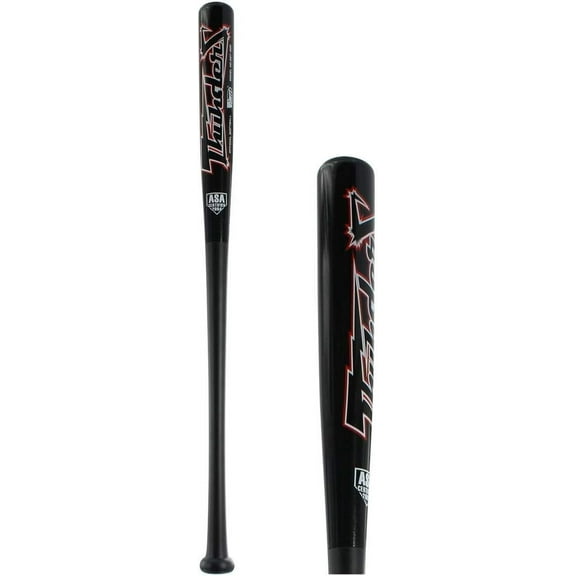 Brett Bros. Thunder Bamboo/Maple Wood ASA Slow Pitch Softball Bat: SST500 Black