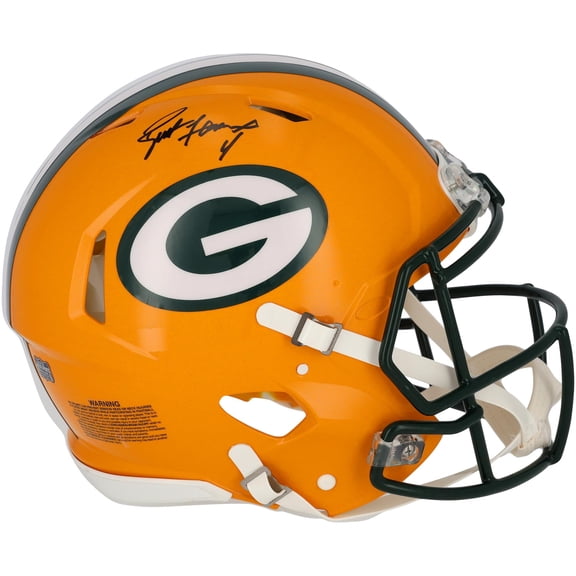 Brett Favre Green Bay Packers Autographed Riddell Speed Authentic Helmet - Fanatics Authentic Certified