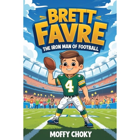 Brett Favre: THE IRON MAN OF FOOTBALL: The Inspiring Story of a Tough Kid Who Became an NFL Legend, (Paperback)