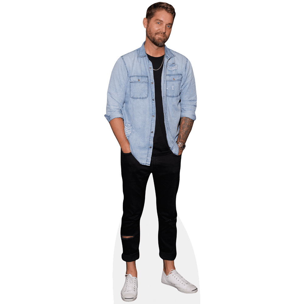 Brett Young (Black Jeans) Lifesize Cardboard Cutout Standee