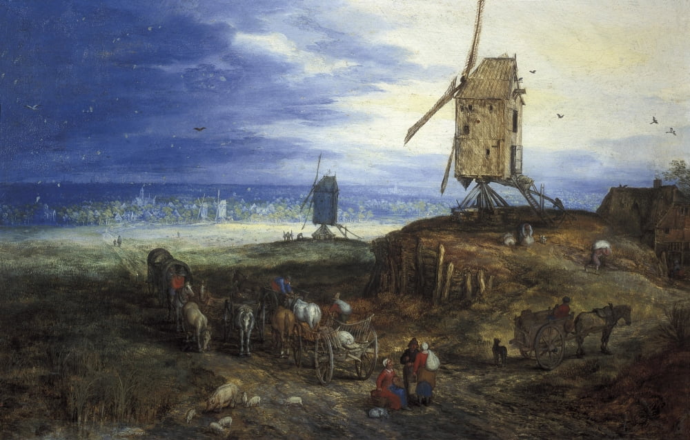 Breugeljanthe Eldercalled Velvet Bruegel (1568-1625) Canvas Art - (36 x 24)
