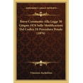 thumbnail image 1 of Breve Commento Alla Legge 30 Giugno 1876 Sulle Modificazioni del Codice Di Procedura Penale (1876), 1 of 1